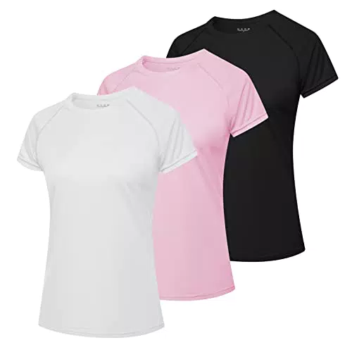 MEETWEE Damen Surf Shirt Rash Guard UV Schutz 50+ Badeshirt Kurzarm