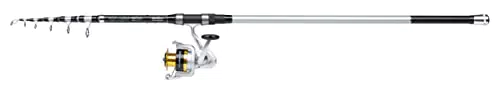 Mitchell Unisex-Adult Tanager SW Surf Tele Pro Ruten und Rollen Combo Set Spinnruten