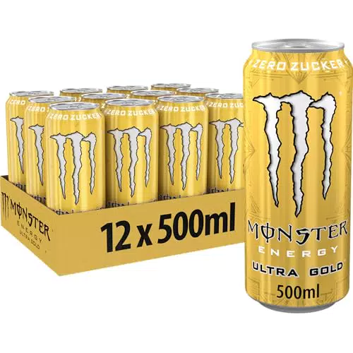 Monster Energy Ultra Paradise - koffeinhaltiger Energy Drink mit Kombination aus Apfel