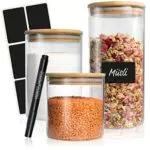 Moritz & Moritz 3x Vorratsgläser mit Deckel Set 500ml