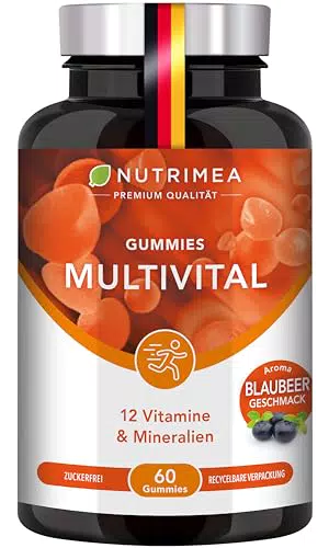 Multivitamin C Gummies für Kinder - Vegan, Zuckerfrei & Hochdosiert mit Zink