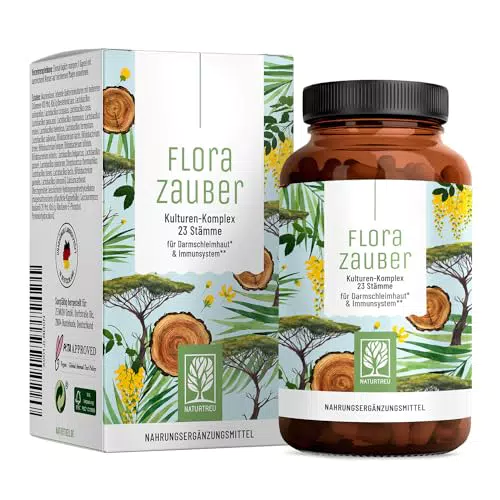 NATURTREU® Florazauber Kulturen Komplex – magensaftresistent, vegan und ohne Inulin