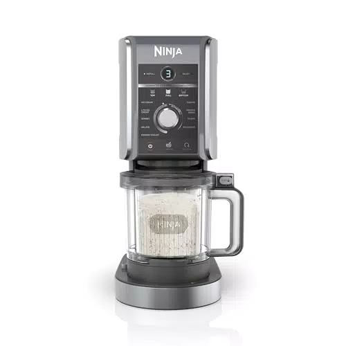 Ninja CREAMi Deluxe Eismaschine NC501EU – 10 Funktionen für Eiscreme und Sorbet