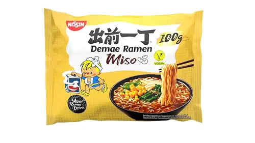 NISSIN Demae Ramen Miso, 10er Pack, Instant-Nudeln japanischer Art