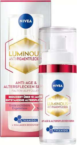 NIVEA LUMINOUS630 Anti-Aging Serum mit Thiamidol, Kollagen & Hyaluronsäure