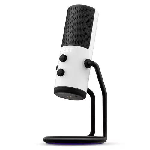 NZXT Capsule AP-WUMIC-W1 USB Streaming Mikrofon mit hoher Audioqualität