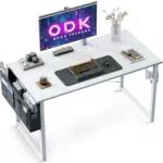 ODK Kleiner Schreibtisch mit Kopfhörerhalter und Aufbewahrungstasche für Home Office