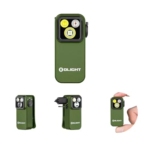 OLIGHT Oclip Pro Mini LED Taschenlampe mit USB-C, IPX6, 500 LM, wiederaufladbar