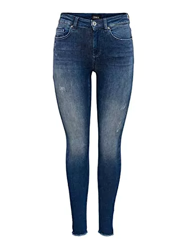 ONLY Onlblush Life Mid Sk Ank Jeans für Damen