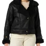 ONLY Damen ONLYLVA Faux Suede Jacke
