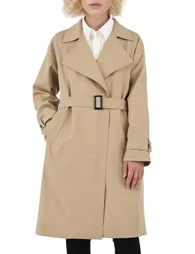 Orolay Damen-Trenchcoat mit Gürtel – Lässiger, mittelanger Schnitt