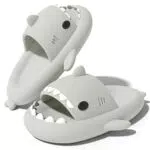 paspasgix Unisex Hausschuhe Shark Slippers rutschfest und super weich