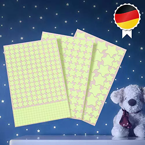Paraboo Leuchtsterne – Fluoreszierende Aufkleber für einen traumhaften Sternenhimmel