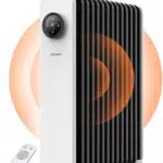 PELONIS 2500W Ölradiator Energiesparend, 13 Rippen Elektroheizung