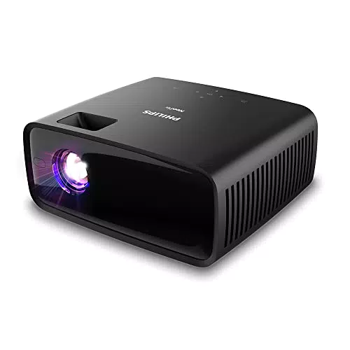 Philips NeoPix 122 Mini Beamer: True HD 720p, WiFi Dual Band Screen Mirroring