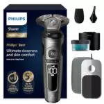 Philips S9000 Prestige elektrischer Nass- und Trockenrasierer mit SkinIQ Technologie