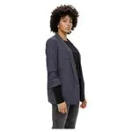 PIECES Damen PCBOSS 3/4 Blazer NOOS 17090996, White Pepper