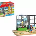 PLAYMOBIL Klimakunde Klassenzimmer der Zukunft – Spielzeug für Kinder ab 4 Jahren