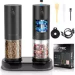 Pourbibi Salz und Pfeffermühle, Salz und Pfeffermühle Elektrisch