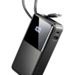 Power Bank 10000mAh PD 15W mit Kabel – Hochgeschwindigkeits Ladegerät für iPhone und Samsung