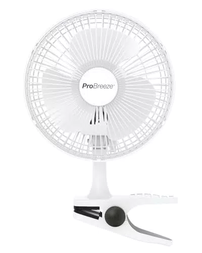 Pro Breeze Mini Ventilator mit Clip – Leiser Tischventilator für Schreibtisch und Growbox