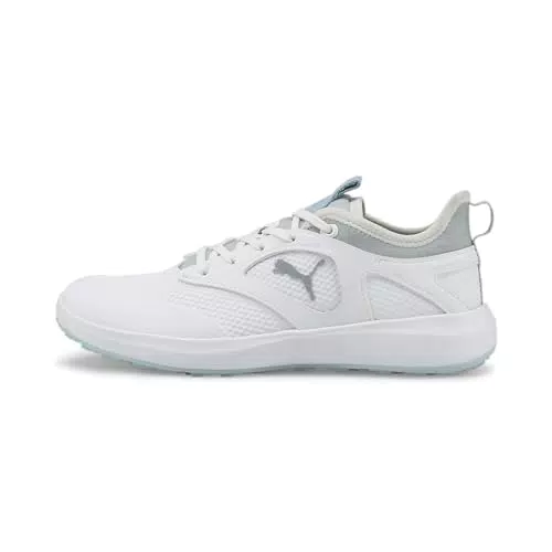 PUMA Damen Ignite Malibu WMNS Golfschuh, White Silver Lucite