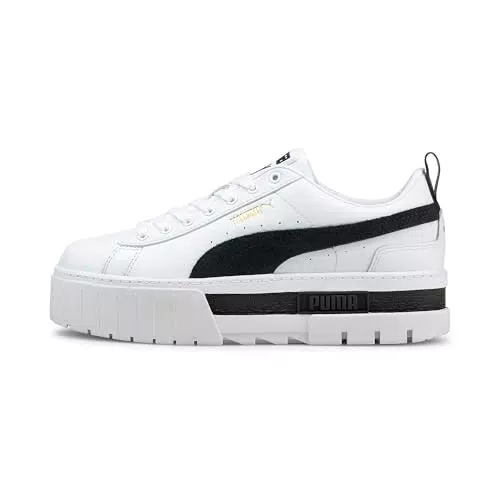 PUMA Damen Mayze WN's Leichtathletik-Schuh, Schwarz Weiß