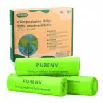PURENV Biomüllbeutel für Kompostbehälter – biologisch abbaubare Müllsäcke 6L