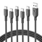 RAMPOW USB C Kabel QC3.0 für iPhone 16/15/15 Pro, Samsung S23/S22, iPad, Xiaomi
