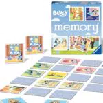Ravensburger Memory® Bluey – Merkspiel für 2-8 Spieler ab 3 Jahren
