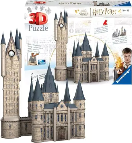 Ravensburger 3D Puzzle 11277 - Harry Potter Hogwarts Schloss - Astronomieturm - 540 Teile - Für alle Harry Potter Fans ab 10 Jahren