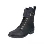 Rieker Damen Schnürstiefel - Schwarz