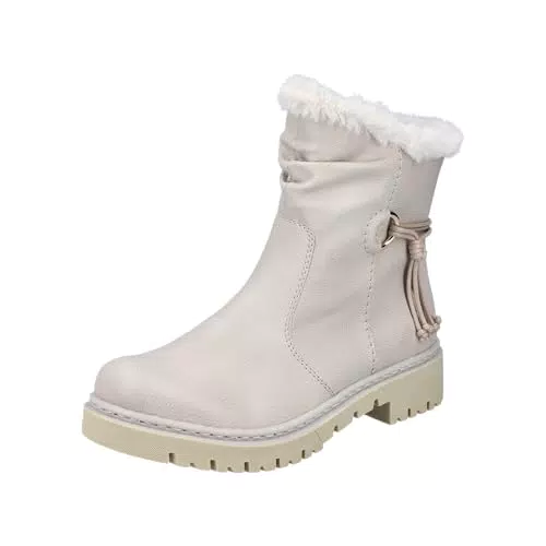 Rieker Damen Y2470 Kurzstiefel, Beige