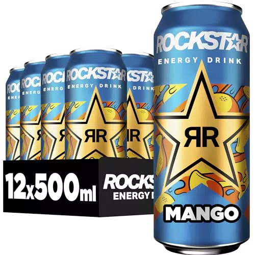 Rockstar Energy Drink Tropical Orange Passion Fruit - Koffeinhaltiges Getränk