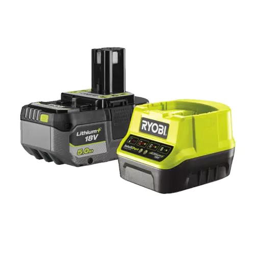 Ryobi Schnellladegerät 18V, Spannungs- und Temperaturüberwachung