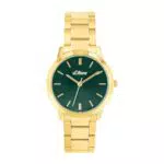 s.Oliver Armbanduhr Damen Quarzuhr Analog, mit Edelstahl Armband