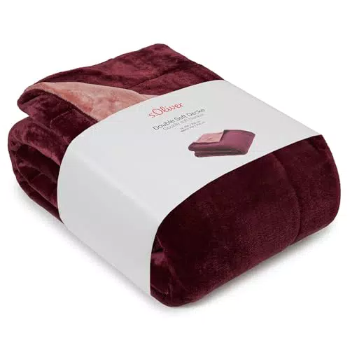 s.Oliver Doublesoft Kuscheldecke 150x200 - super kuschelig & warm