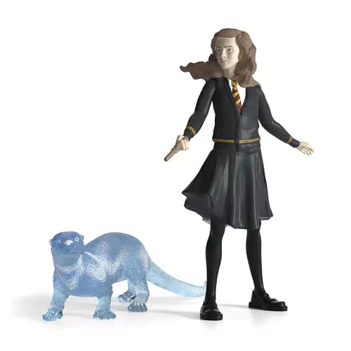 Schleich Hermine Granger & Patronus - Harry Potter Spielfigur für Kinder ab 6 Jahren