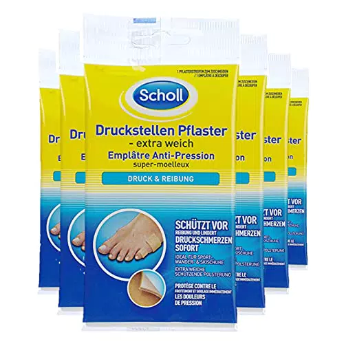 Scholl Druckstellen Pflaster – Extra weiche Polsterung gegen Druckschmerzen