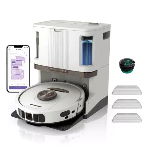 Shark PowerDetect 2-in-1 Saug- und Wischroboter mit LiDAR-Navigation und Selbstentleerung