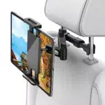 Shawe Verstellbare Tablet Halterung für KFZ-Kopfstützen, kompatibel mit iPad, Kindle und Smartphones