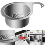 Edelstahl Siebkorb Abflusskorb für Spülbecken – Multifunktionaler Drain Basket