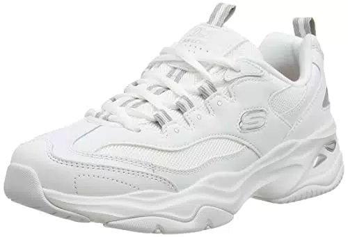 Skechers D'lites 4.0 Fresh Diva Damen Sneaker aus Leder und Mesh