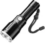 Skylla LED Taschenlampe USB Wiederaufladbar, IPX6 Wasserdicht, 6 Lichtmodi