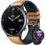 Smartwatch Fitnessuhr mit Telefonfunktion und Blutdruckmessung, 1,39 Touchscreen