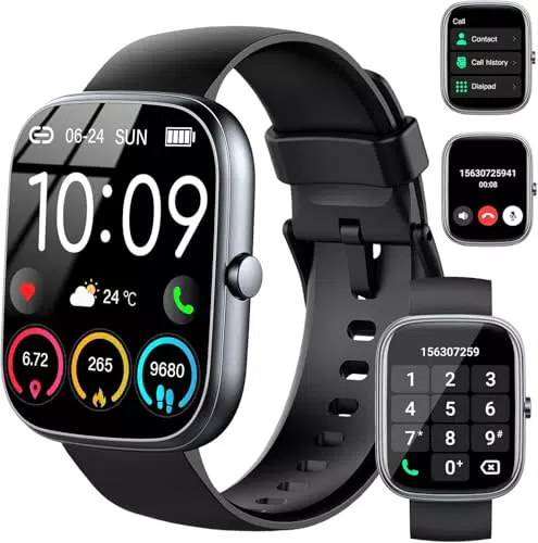 Smartwatch für Herren und Damen – 1,91" HD Fitnessuhr mit Telefonfunktion