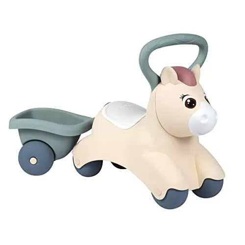 Smoby Little Smoby Baby-Rutscher Pony – Rutschfahrzeug für Kinder ab 1 Jahr