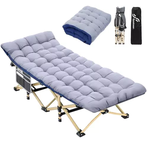 Sportneer Klappbett XXL mit Faltmatratze für Camping und Outdoor Aktivitäten