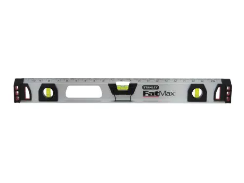 Stanley FatMax I-Profil Wasserwaage II - 120 cm, magnetisch, 2 vertikale Libellen