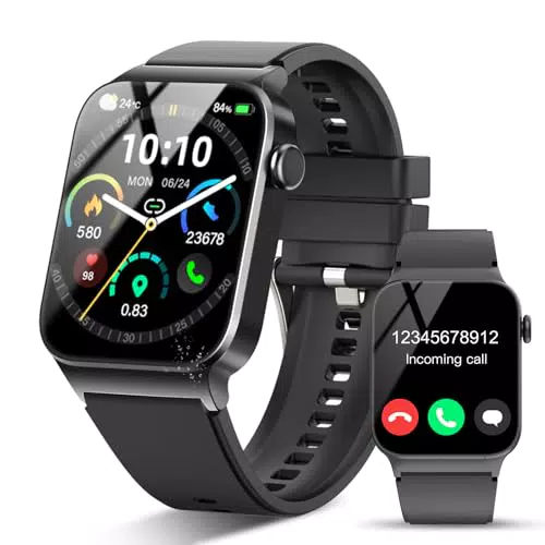 STECEi Smartwatch für Herren und Damen, 1,85'' HD Touchscreen, IP68 wasserdicht